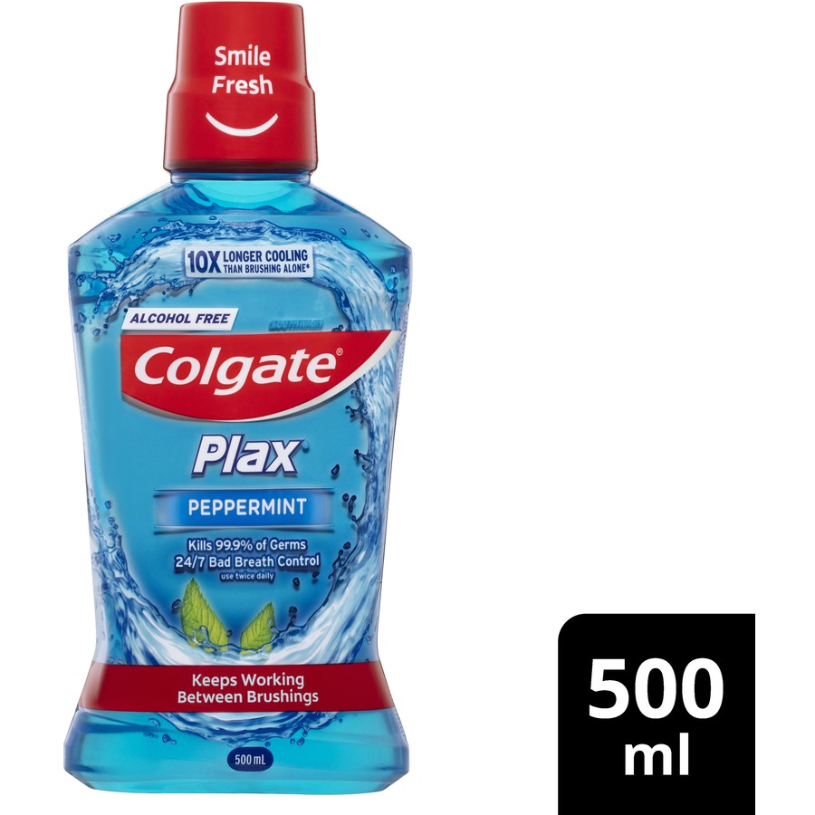 Colgate Plax Mouthwash 500mL - Peppermint