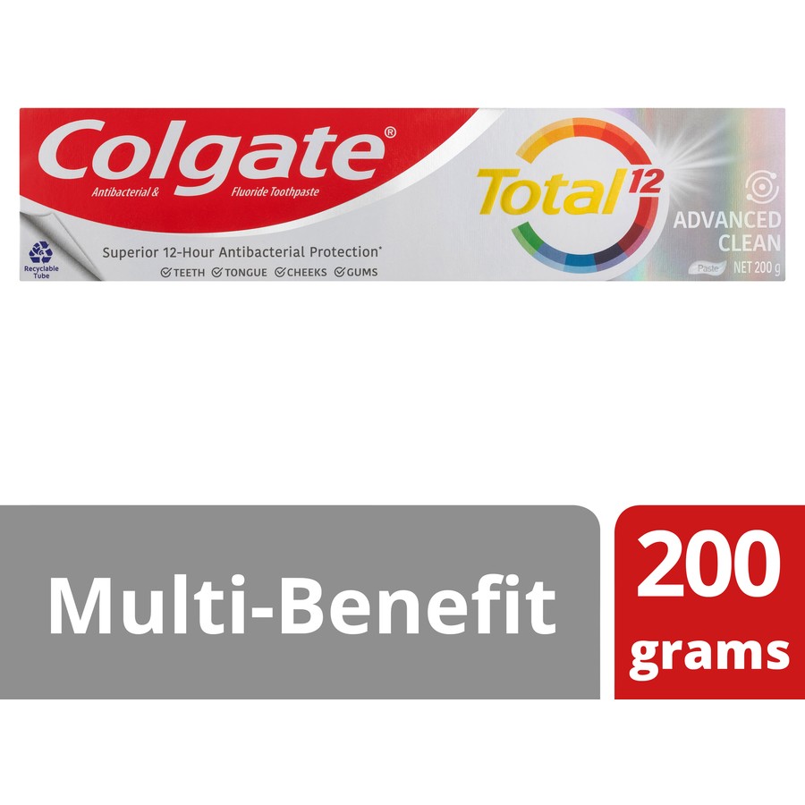 Colgate Total Advanced Clean Antibacterial Toothpaste 200g