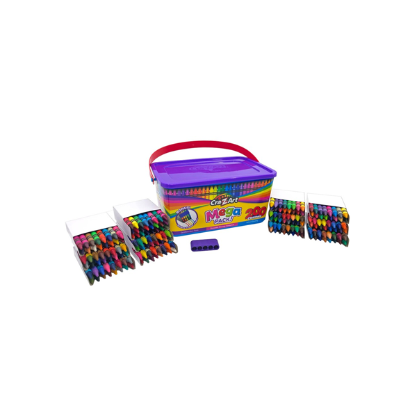 Cra-Z-Art Stationery Mega Pack Crayons 200 Pieces – Shop & Dispatch