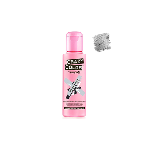 Crazy Color Semi Permanent Platinum #028 100ml