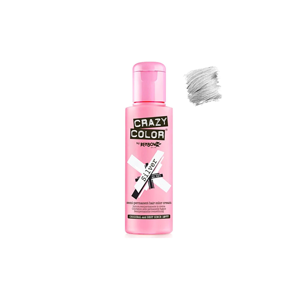 Crazy Color Semi Permanent Silver #027 100ml
