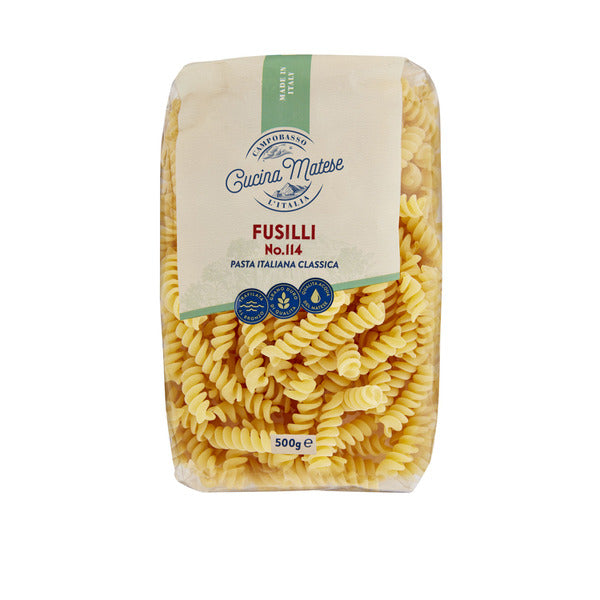 Cucina Matese Fusilli No.114 Italian Pasta | 500g