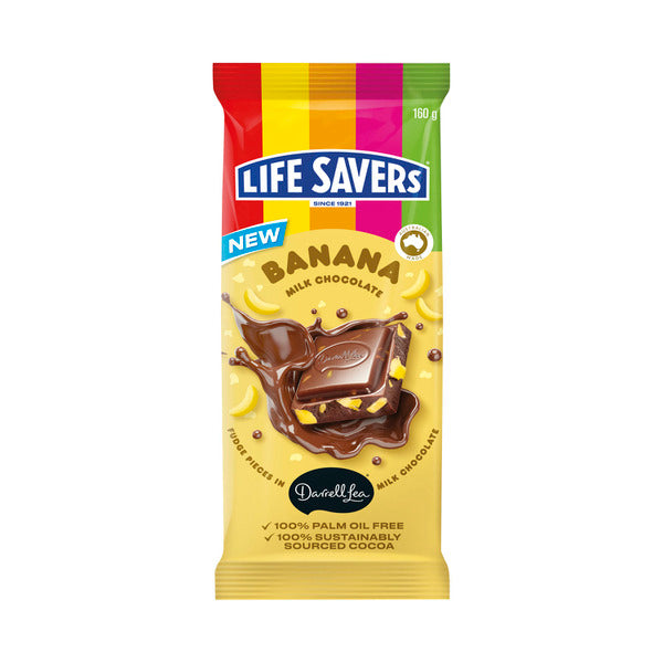 Darrell Lea Lifesavers Banana Block | 160g