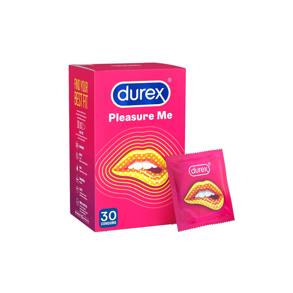 Durex Pleasure Me Regular Fit Condoms 30 Pack Value Pack