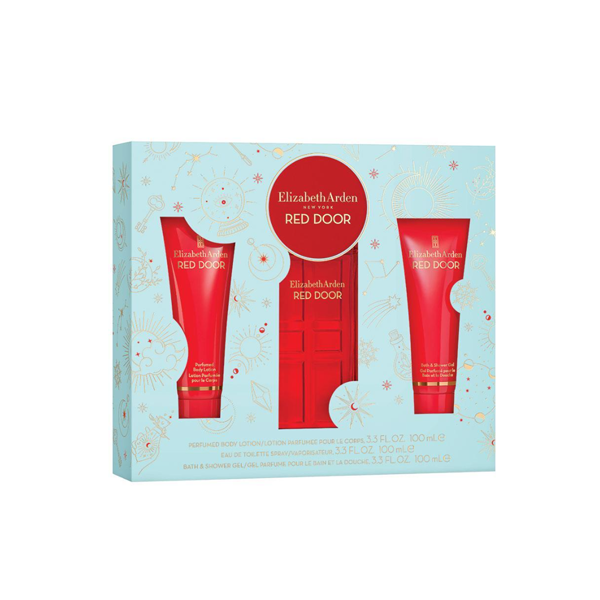 Elizabeth Arden Red Door Eau De Toilette 100ml 3 Piece Gift Set