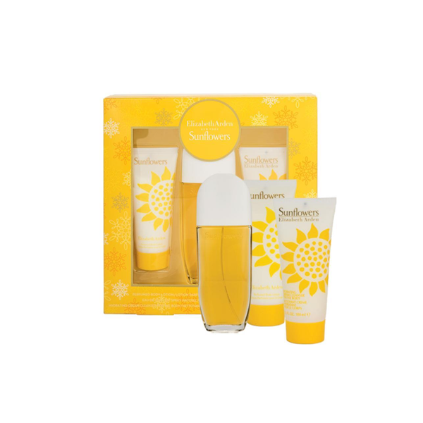 Elizabeth Arden Sunflowers 100ml 3 Piece Gift Set Body Lotion/ Eau de Toilette Spray/ Cleanser