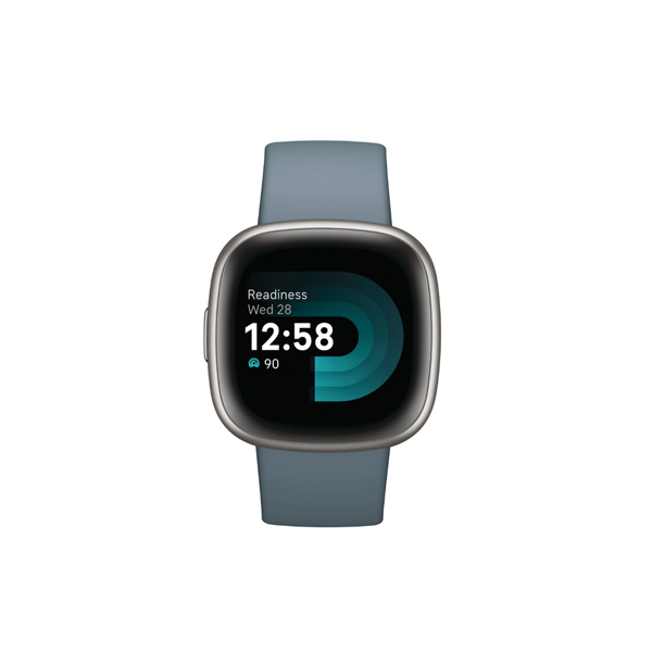 Fitbit Versa 4 (Waterfall Blue/Platinum Aluminium)