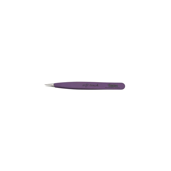 Focus Pointed Soft Touch Tweezer - Purple
