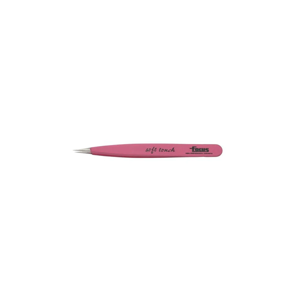 Focus Pointed Soft Touch Tweezer Pink