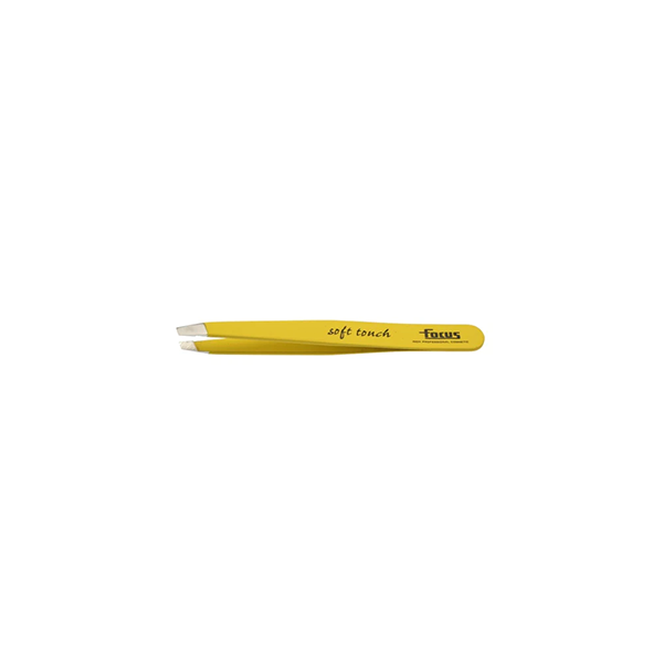 Focus Slanted Soft Touch Tweezer Yellow