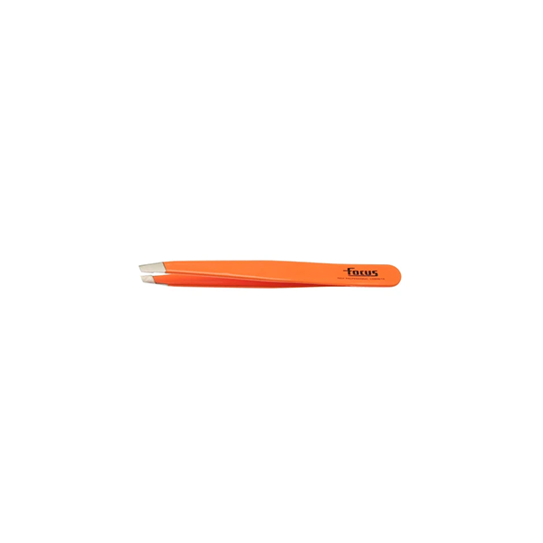 Focus Slanted Tweezer Fluro Orange