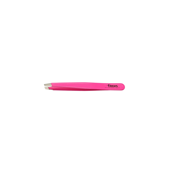 Focus Slanted Tweezer Fluro Pink