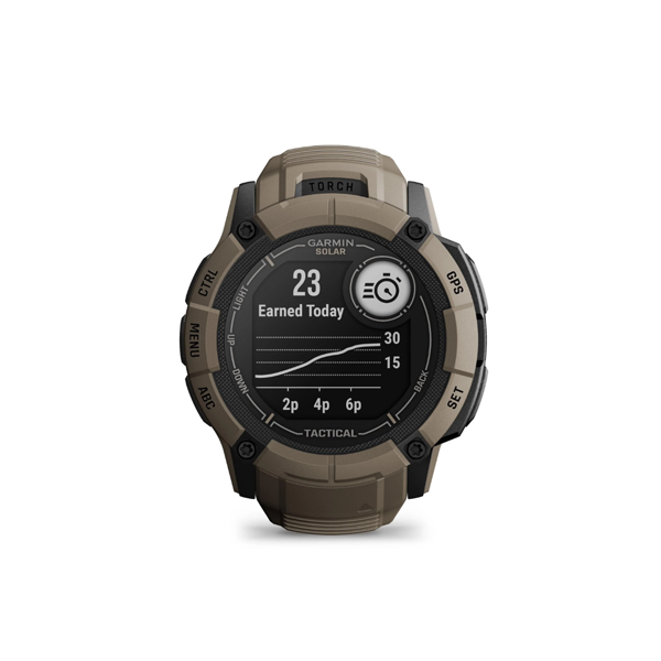Garmin Instinct 2X Solar Sports Watch (Tactical Edition Coyote Tan)