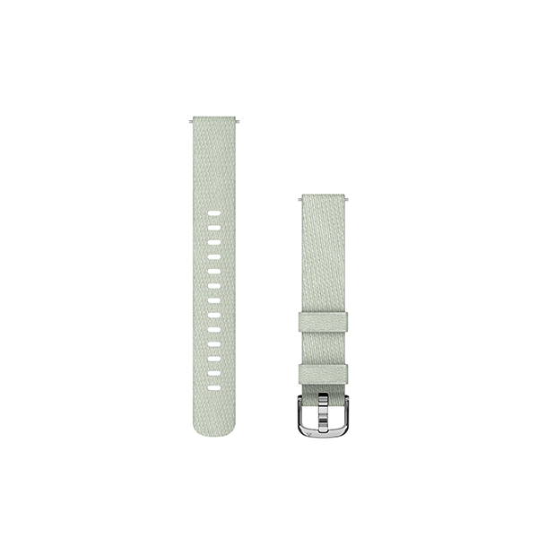 Garmin Lily® 2 Accessory Band, Fabric, Silver/Sage Grey