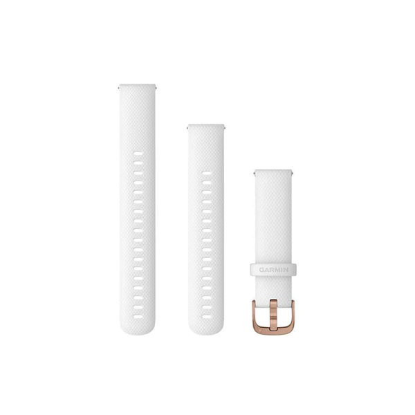 Garmin Venu 2S Replacement Band 18mm (White/Rose Gold)