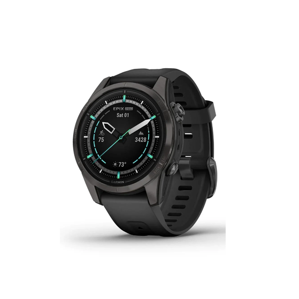 Garmin epix™ Pro (Gen 2) Sapphire Edition 42mm Carbon Grey DLC Titanium with Black Band