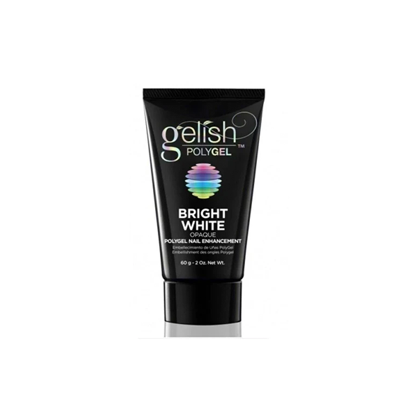 Gelish Polygel Opaque Nail Enhancement Bright White 60g