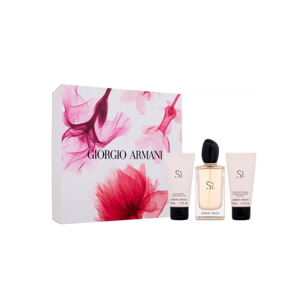 Giorgio Armani Si Eau De Parfum 100ml 3 Piece Set