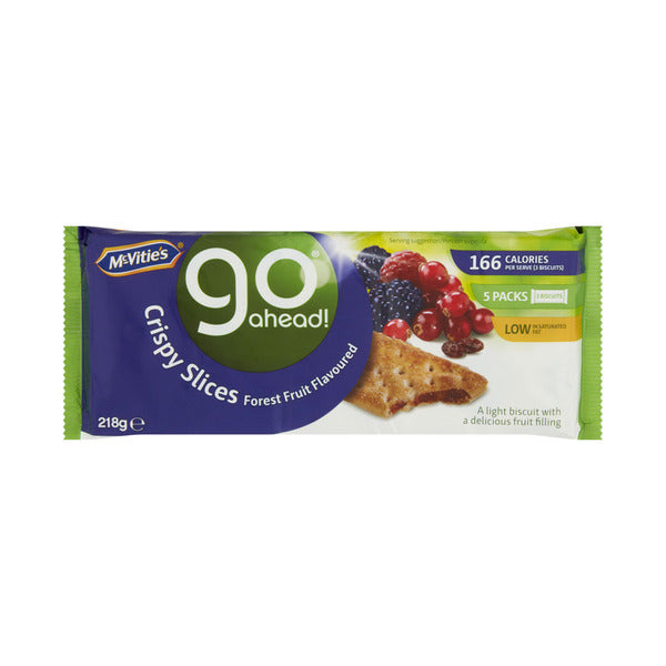Go Ahead Sultana & Forest Fruit Crispy Slice | 218g