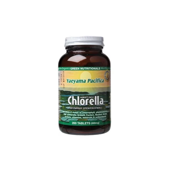 Green Nutritionals Yaeyama Pacifica Chlorella 200 Tablets