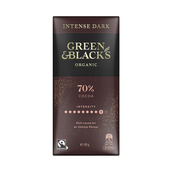 Green & Black's Organic 70% Dark Chocolate Block | 90g – Shop & Dispatch