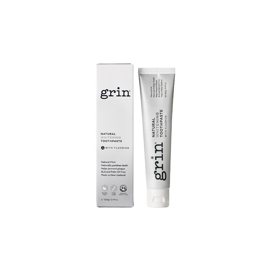 Grin Natural Whitening Toothpaste with Fluoride 100g