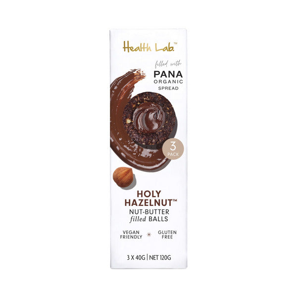 Health Lab Hazelnut Choc Nut Butter Balls 3x40g | 120g