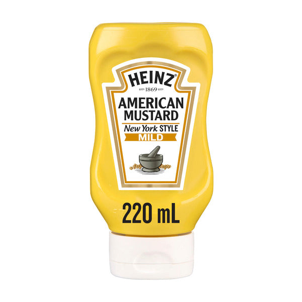 Heinz American Mustard For Sausages & Hot Dogs | 220mL