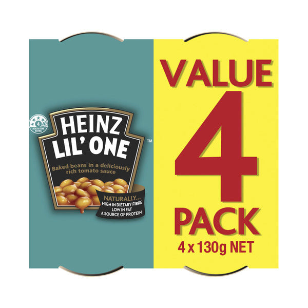 Heinz Baked Beans In Tomato Sauce 4 pack | 130g