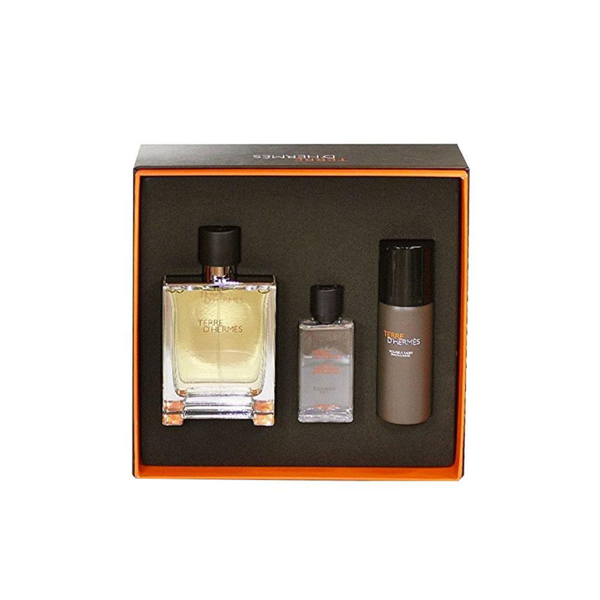 Hermes Terre Eau De Toilette 100ml 3 Piece Set