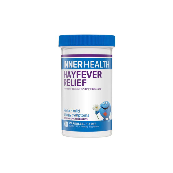 Inner Health Hayfever Relief Fridge Free 40 Capsules