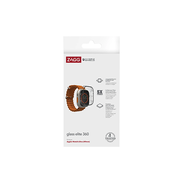InvisibleShield Glass Elite 360 Screen Protector for Apple Watch Ultra 1 & 2 49mm