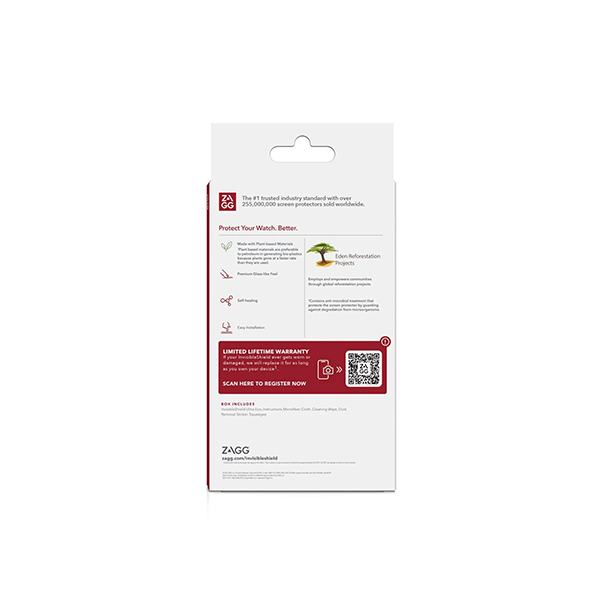 InvisibleShield Ultra Eco Screen Protector for Apple Watch Series SE/6/5/4 44mm