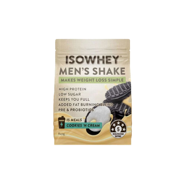 IsoWhey Men's Shake Cookies & Cream 840g