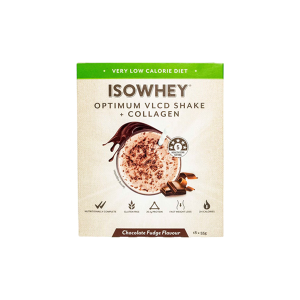 IsoWhey Optimum VLCD Shake Chocolate Fudge 18 x 55g