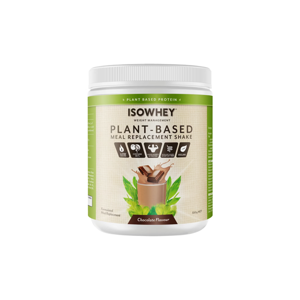 IsoWhey Plant-Based Meal Replacement Shake Chocolate 550g