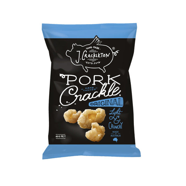 J Crackleton Pork Crackle Original | 40g