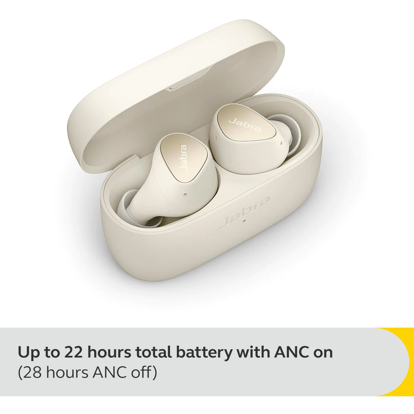 Jabra Elite 4 True Wireless ANC In-Ear Headphones (Beige)