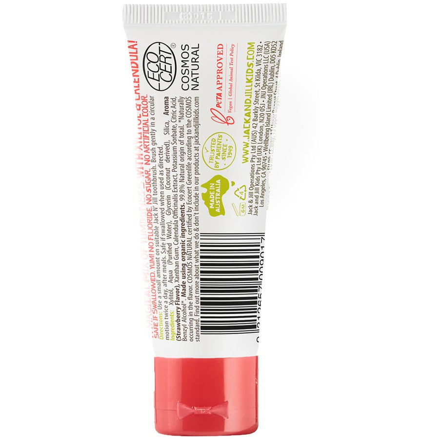 Jack N' Jill Natural Strawberry Toothpaste