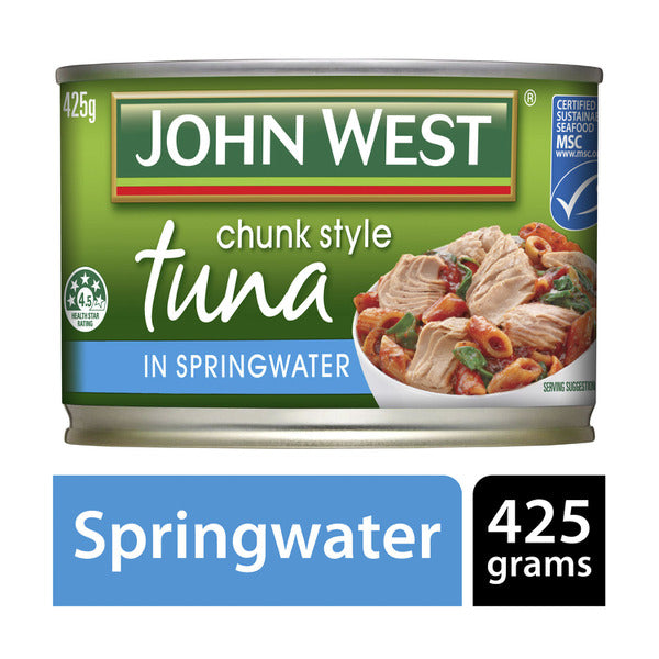 John West Chunk Style Tuna in Springwater 425g Shop & Dispatch