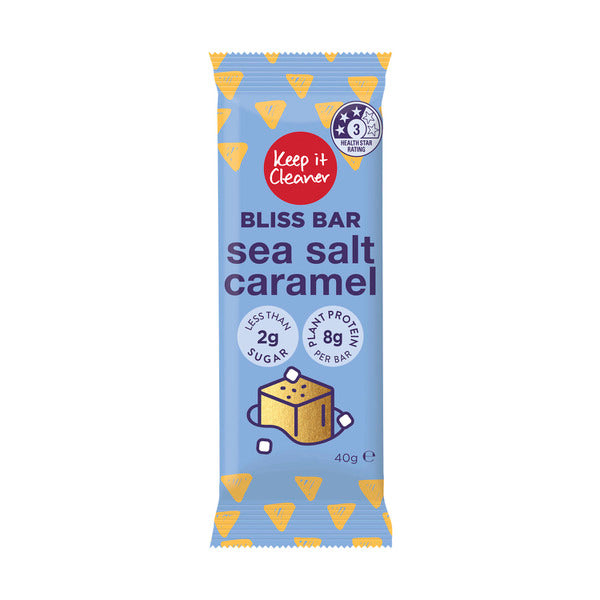 Keep It Cleaner Bliss Bar Sea Salt Caramel | 40g