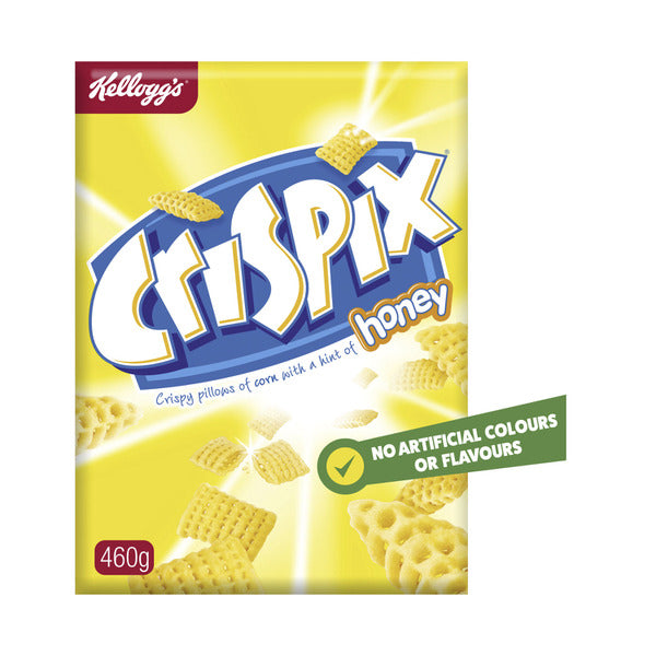 Kellogg's Crispix Honey Pillows Breakfast Cereal | 460g
