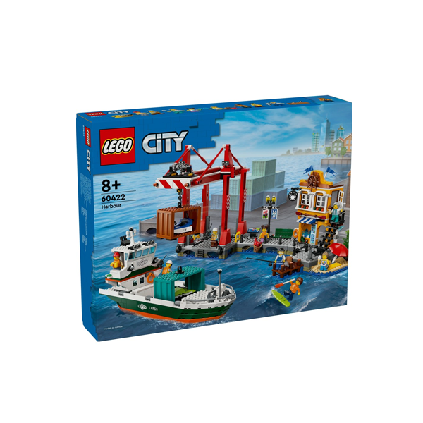 LEGO City Seaside Harbour with Cargo Ship Toy 60422
