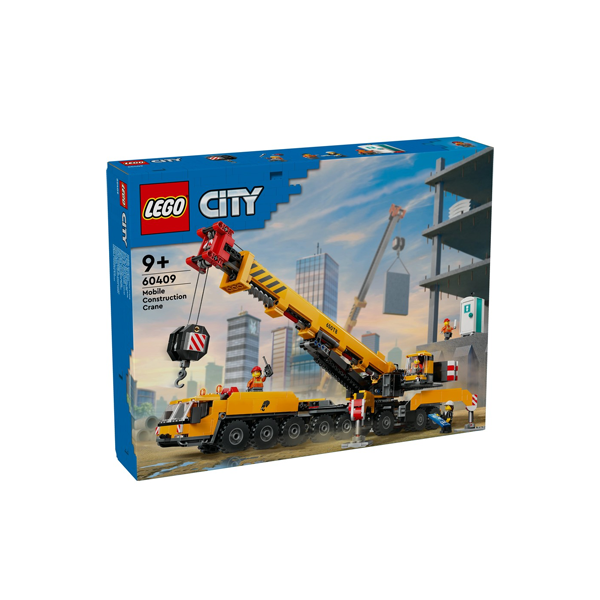 LEGO City Yellow Mobile Construction Crane Toy Set 60409 Shop Dispatch