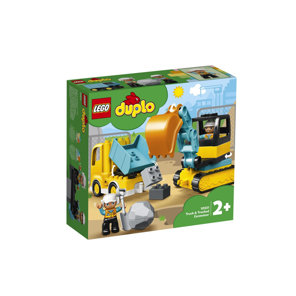 Duplo truck and tracked excavator on sale
