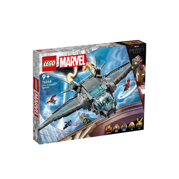 Marvel quinjet top avengers 76248