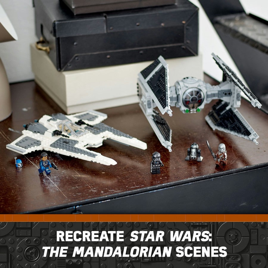 LEGO Star Wars Mandalorian Fang Fighter vs. TIE Interceptor - 75348