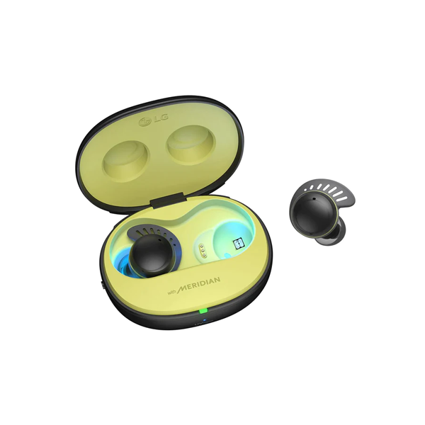 LG Tone Free TF8Q Wireless ANC In-Ear Headphones with Plug & Play (Black Lime)