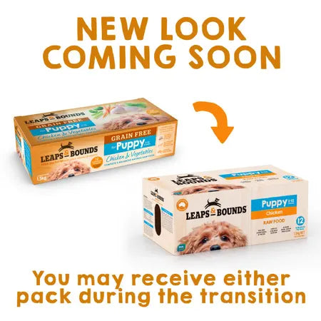 Leaps & Bounds Barf Chicken Puppy Patties 1.5kg