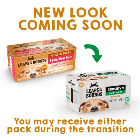 Leaps & Bounds Barf Senstve Salmon & Lamb Dog Patties 2.72kg